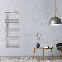 Aeon "Trogon" Designer Brushed Stainless Steel Towel Rail (5 Sizes)