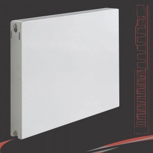 Ultraheat "Planal" Flat Panel Horizontal White Radiator (59 Sizes - Single Panel, Single Convector)