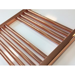 300mm (w) x 800mm (h) Electric "Copper" Towel Rail (Single Heat or Thermostatic Option)