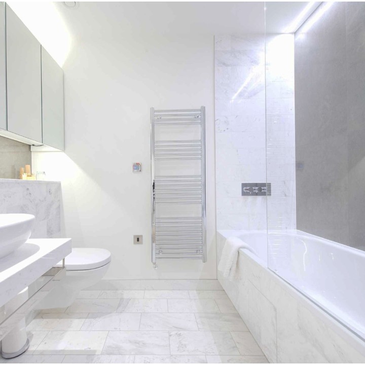 500mm  x 1400mm Straight Chrome Towel Rail