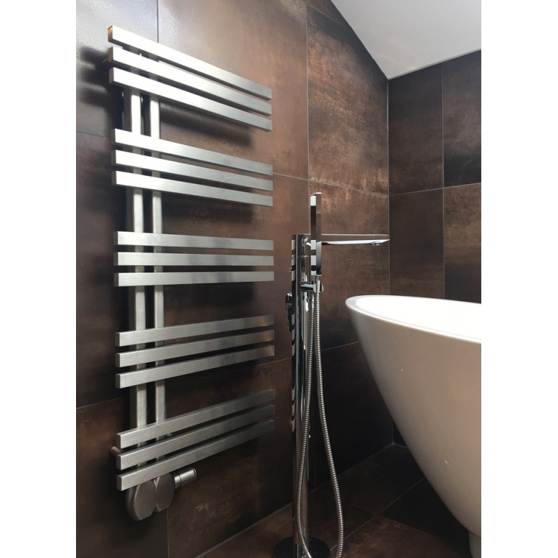 Aeon "Tempest" Designer Brushed Stainless Steel Towel Rails (3 Sizes)