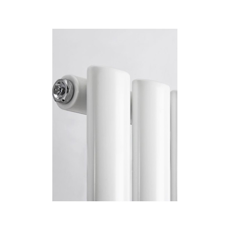 Ultraheat "Sofi" White Double Oval Tube Vertical Radiators (12 Sizes)