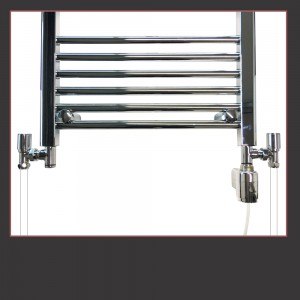 "Thermostatic Electric" Chrome Dual Fuel T-Piece Kits (150W to 600W Thermostatic Element) Standard or Thermostatic Valves