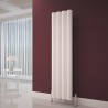 Carisa "Otto" White Aluminium Designer Vertical Radiator