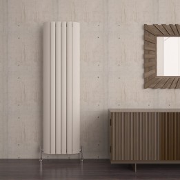 Carisa "Gaia" White Aluminium Designer Radiators (6 Sizes)