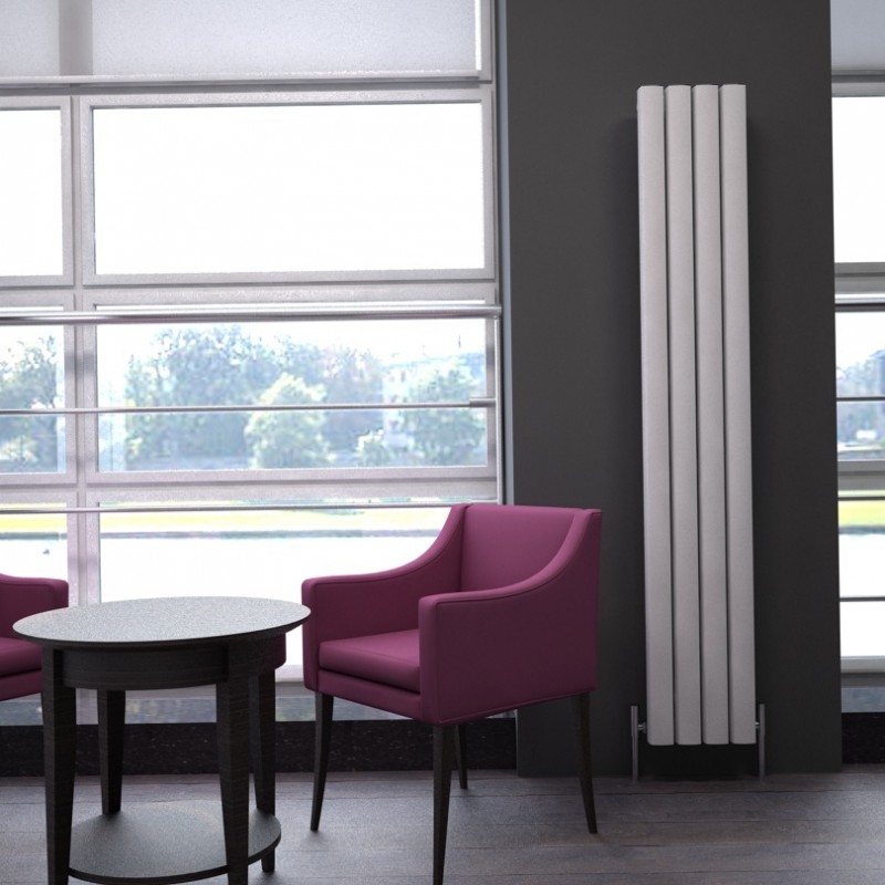 Carisa "Vesta" White Aluminium Designer Radiators (6 Sizes)