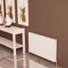 Carisa "Nemo Double" White Aluminium Flat Panel Horizontal Designer Radiators (5 Sizes)