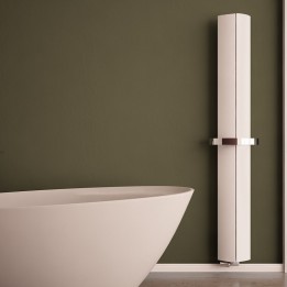 Carisa "Nixie Bath" White Aluminium Designer Radiators (3 Sizes)