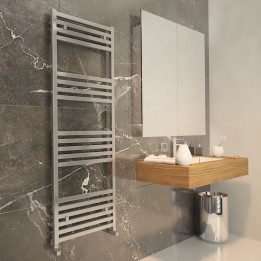 Carisa "Fame" Polished Anodised Aluminium Designer Towel Rails (4 Sizes)