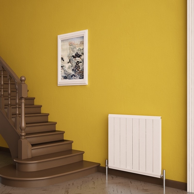 Carisa "Elite" White Aluminium Designer Horizontal Radiators (5 Sizes)