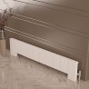 Carisa "Elvino Floor" White Aluminium Designer Radiators (2 Sizes)