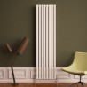 Carisa "Tallis" White Aluminium Oval Designer Radiators (5 Sizes)