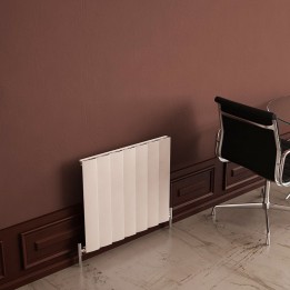 Carisa "Step" White Aluminium Designer Horizontal Radiators (5 Sizes)