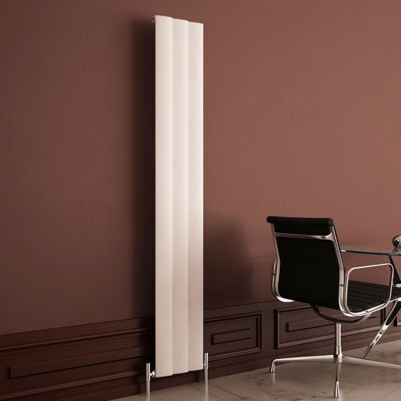 Carisa "Step" White Aluminium Designer Radiators (8 Sizes)