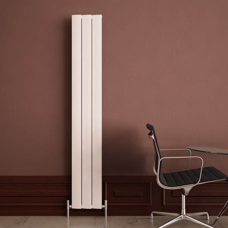 Carisa "Step" White Aluminium Designer Radiators (8 Sizes)