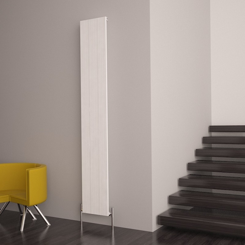 Carisa "Monza" White Aluminium Designer Radiators (8 Sizes)