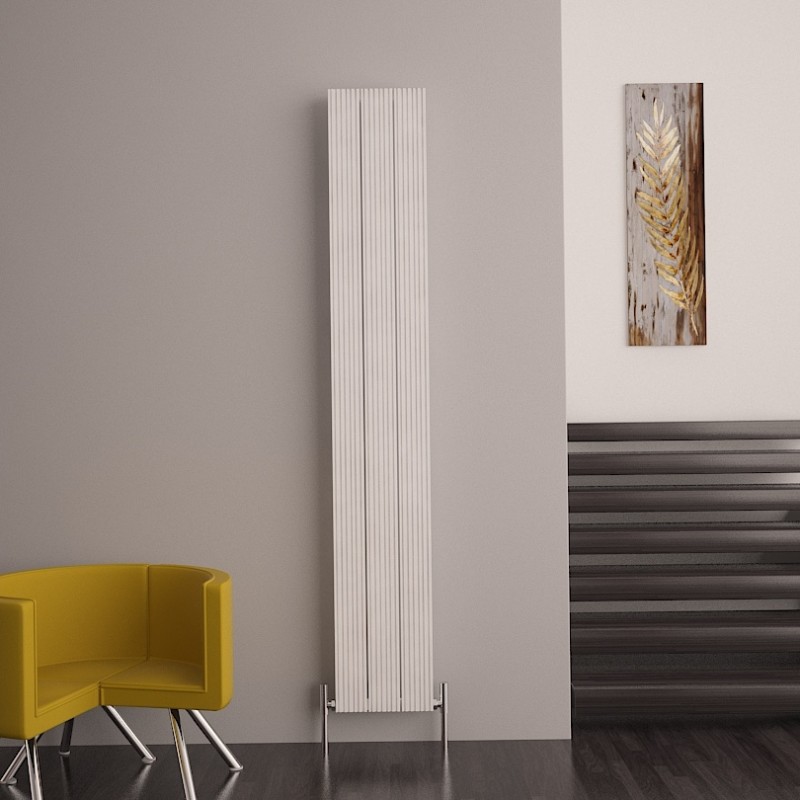 Carisa "Monza" White Aluminium Designer Radiators (8 Sizes)