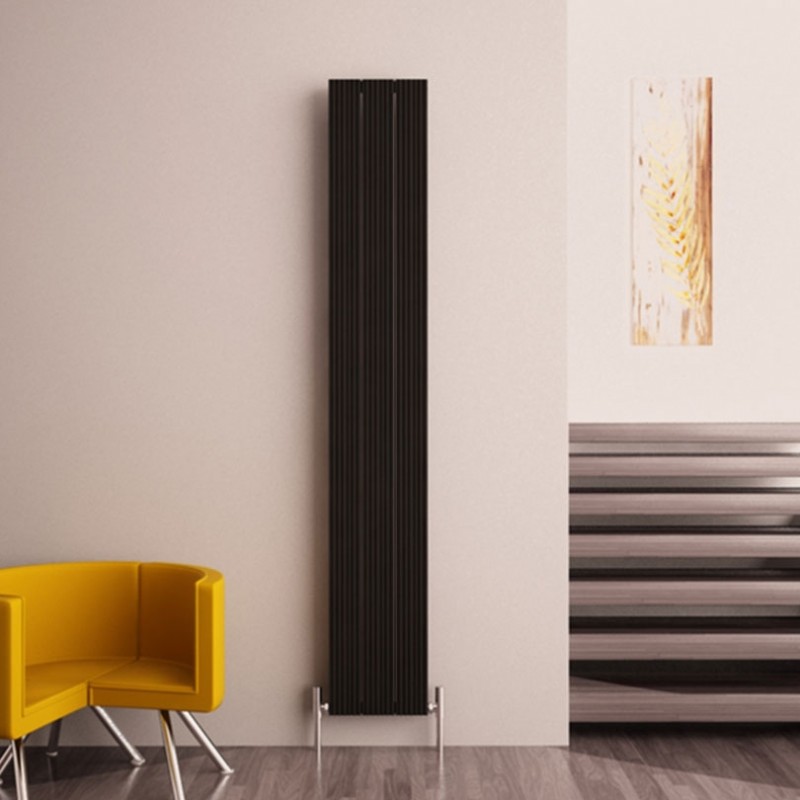 Carisa "Monza" White Aluminium Designer Vertical Radiators (3 Sizes)