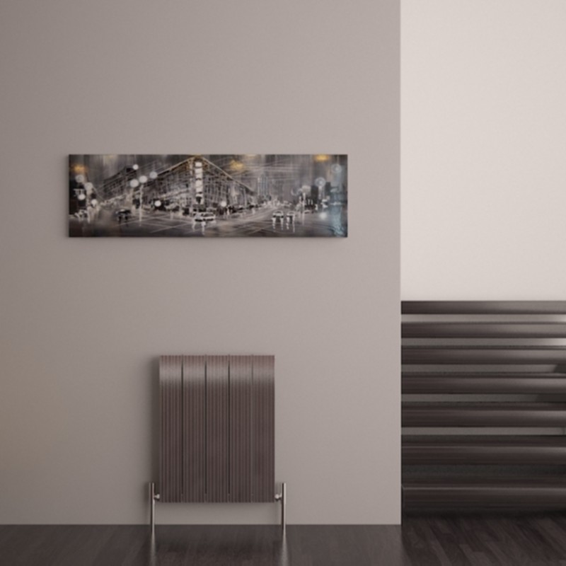 Carisa "Monza" Polished Anodised Aluminium Designer Horizontal Radiators (5 Sizes)