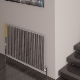 Carisa "Monza" Polished Anodised Aluminium Designer Horizontal Radiators (5 Sizes)