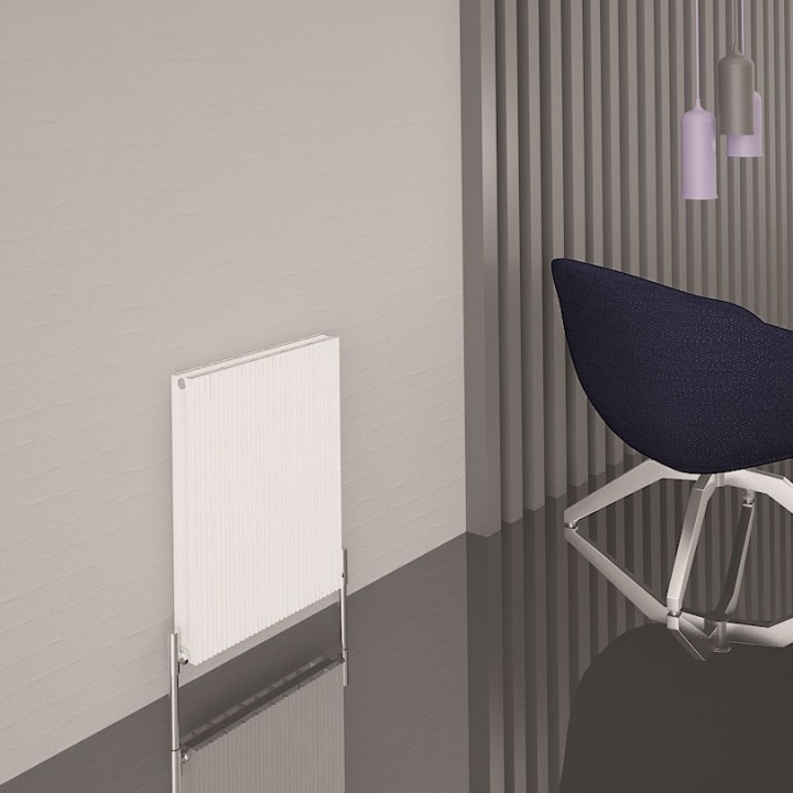Carisa "Monza Double" White Aluminium Designer Radiators (8 Sizes)