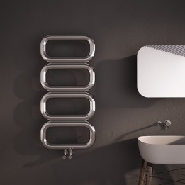 Carisa "Talent" Brushed OR Polished Stainless Steel Designer Towel Rails (3 Sizes)