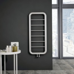 Carisa "Paros" Brushed OR Polished Stainless Steel Designer Towel Rail Radiator (3 Sizes)