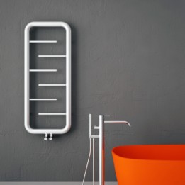 Carisa "Aren" Brushed OR Polished Stainless Steel Designer Towel Rail Radiator (3 Sizes)