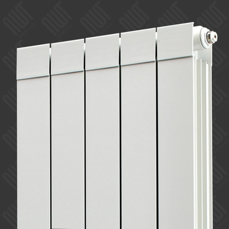 428mm (w) x 1446mm (h) Trojan White Aluminium - Close up