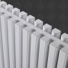 Ultraheat "Klon" Designer White Horizontal Radiators (12 Sizes) - Close up