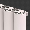 Carisa "Otto" White Aluminium Designer Horizontal Radiators (2 Sizes) - Close up
