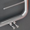 Carisa "Aren" Brushed OR Polished Stainless Steel Designer Towel Rail Radiator (3 Sizes) - Close up