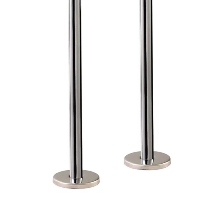 Chrome Pipes and Collars for Radiator Towel Rail Valves
