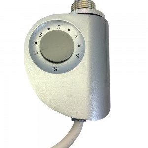 RICA Shorty (Room Stat) Silver Thermostatic Electric Heating Element (300W & 500W)