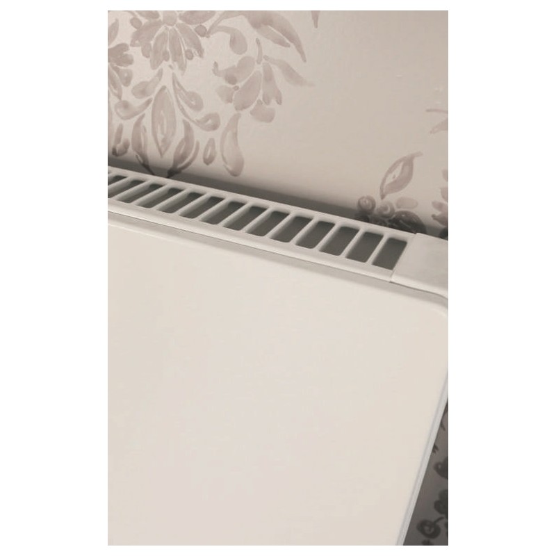 Ultraheat "Planal" Flat Panel Vertical White Radiator (35 Sizes - Single Panel, Single Convector)