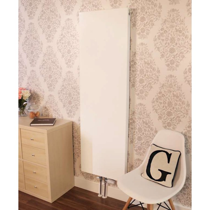 Ultraheat "Planal" Flat Panel Vertical White Radiator (27 Sizes - Double Panel, Double Convector)