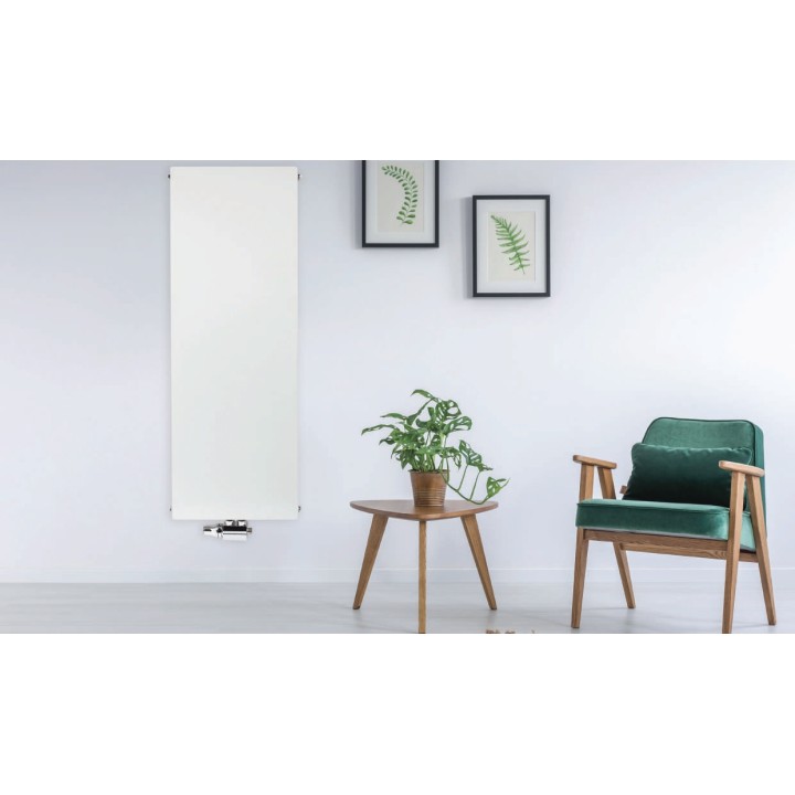 Ultraheat "Planal" Flat Panel Vertical White Radiator (27 Sizes - Double Panel, Double Convector)