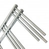 500mm (w) x 1200mm (h) Electric Beaumaris Chrome Towel Rail (Single Heat or Thermostatic Option) - Close up