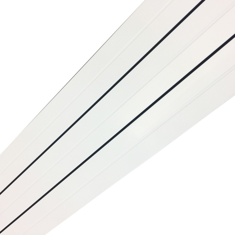 245mm (w) x 1800mm (h) Vesuvius White Radiator (Aluminium)