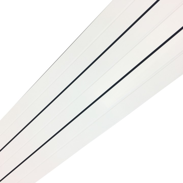 245mm (w) x 1800mm (h) Vesuvius White Radiator (Aluminium)