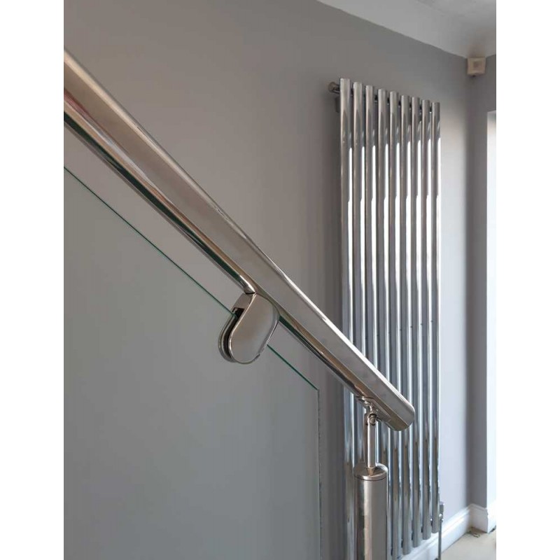 630mm (w) x 1800mm (h) Brecon Chrome Vertical Radiator