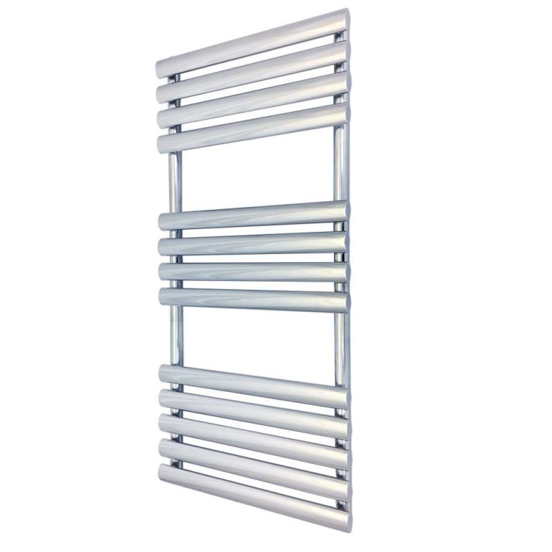 500mm (w) x 1200mm (h) Brecon Chrome Designer Towel Rail