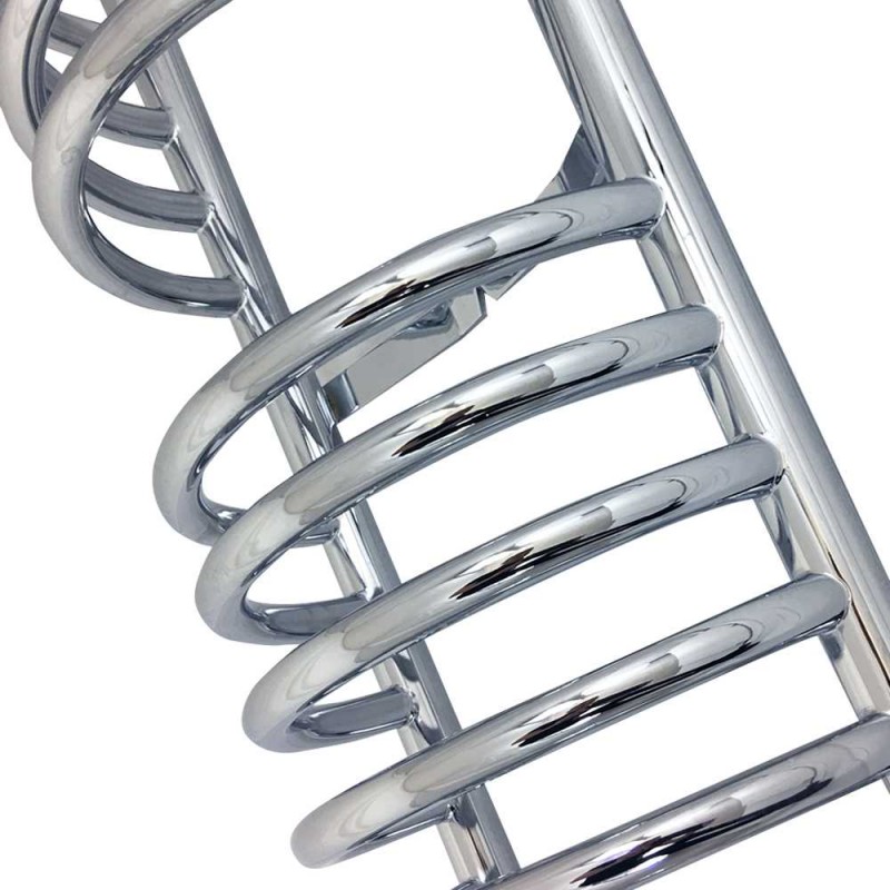 300mm x 900mm Buckley Chrome Towel Rail - Close up