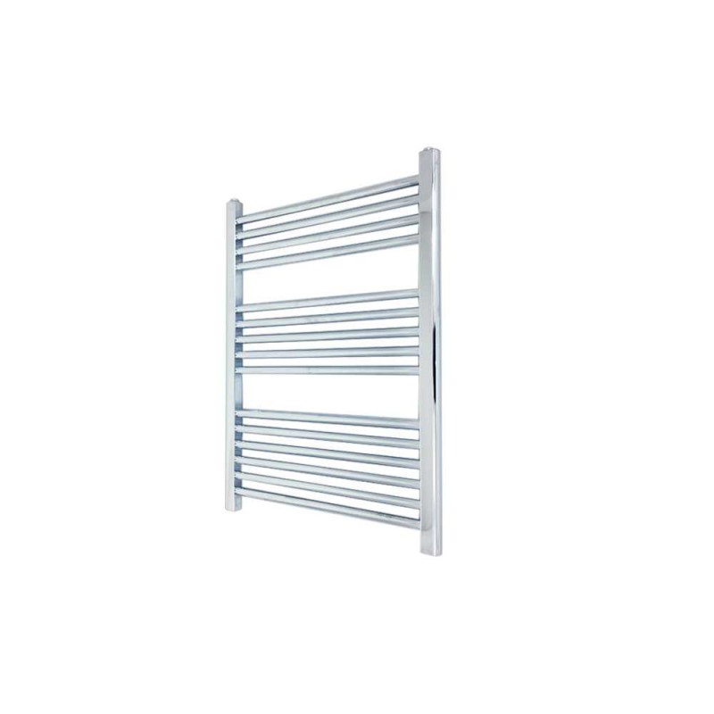 500mm  x 800mm Straight Chrome Towel Rail