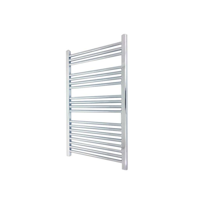 500mm  x 1000mm Straight Chrome Towel Rail