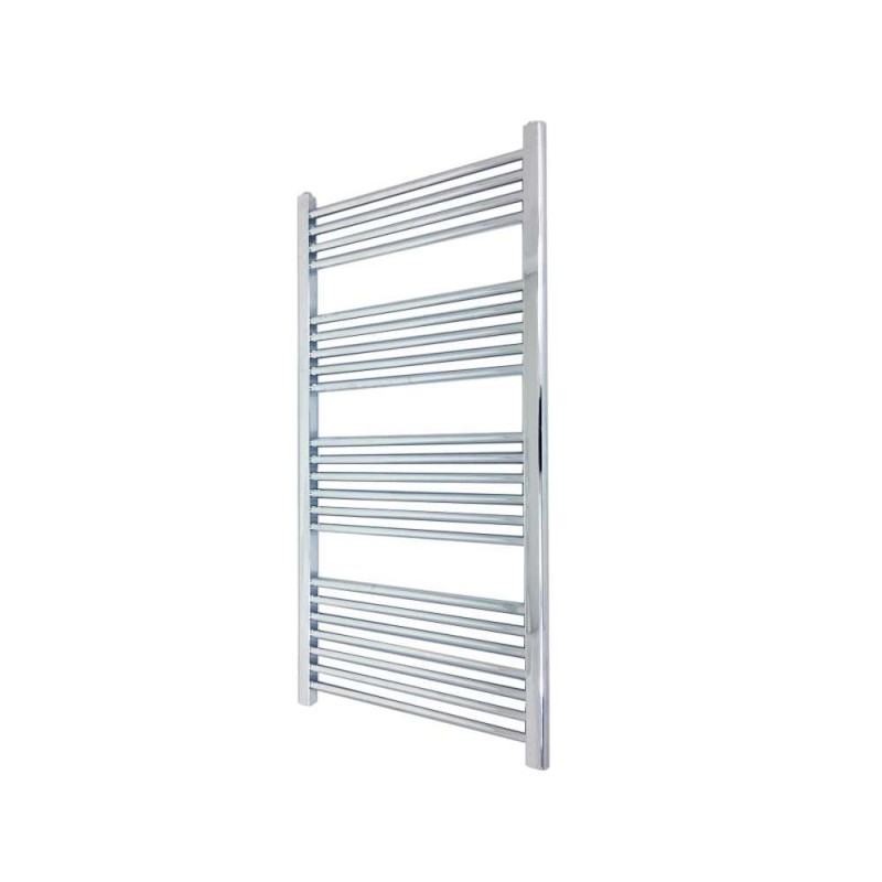 500mm  x 1200mm Straight Chrome Towel Rail