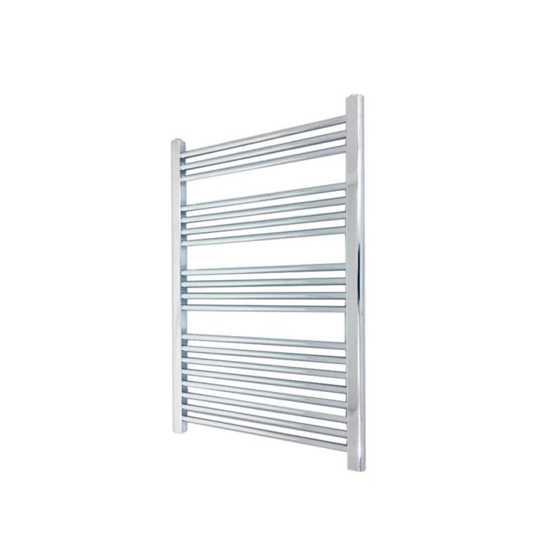 600mm  x 1000mm Straight Chrome Towel Rail