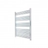 600mm  x 1000mm Straight Chrome Towel Rail