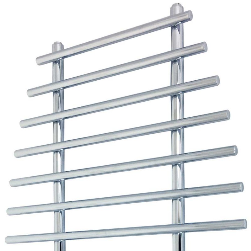 700mm x 1200mm Barmouth Chrome Towel Rail - Close up