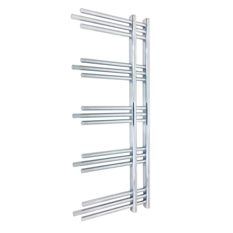 500mm (w) x 1200mm (h) Beaumaris Chrome Designer Towel Rail